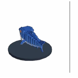 Dunkleosteus creature model from the roster